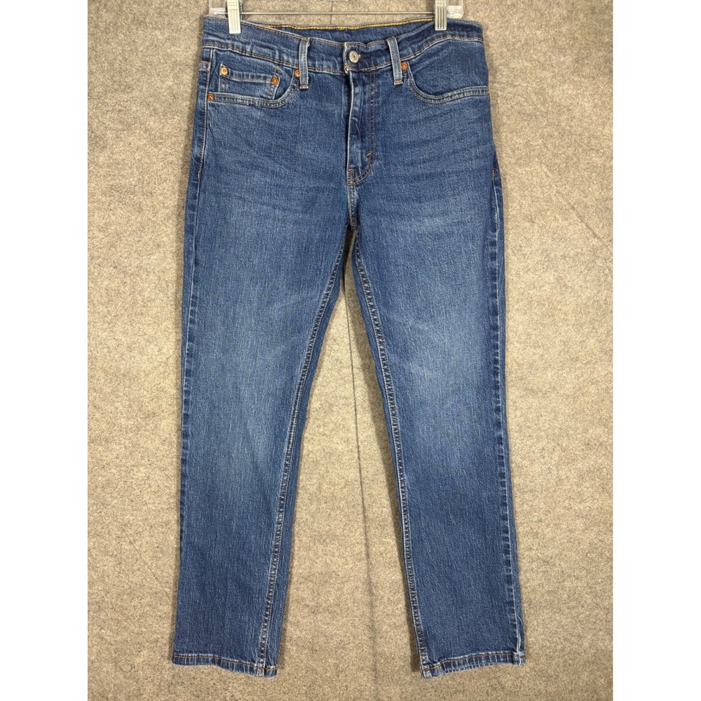 Levis 511 Slim Fit Jeans Mens W32 L30 Medium Wash Blue Denim 04511-6363